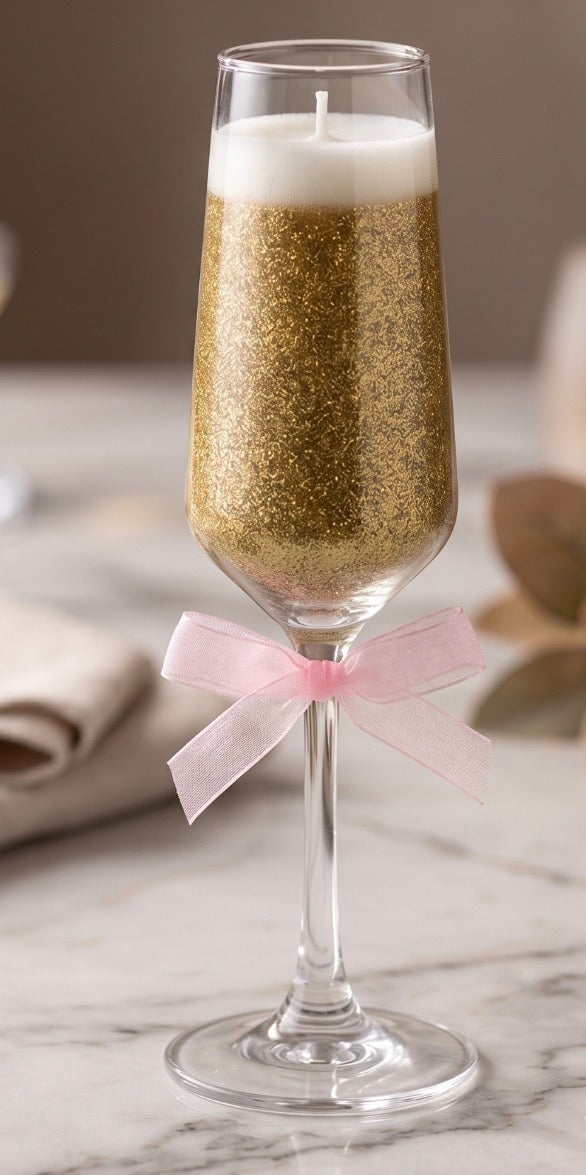Champagne Candle