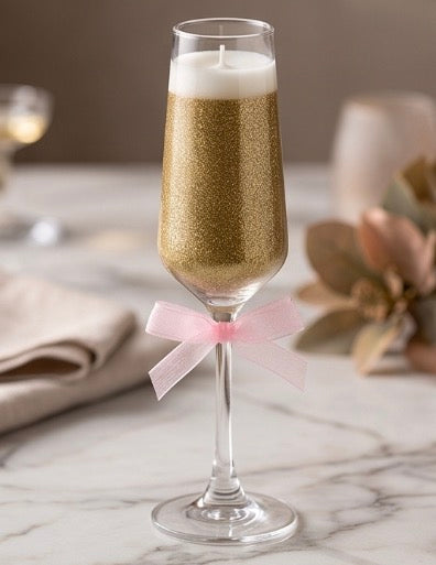 Champagne Candle