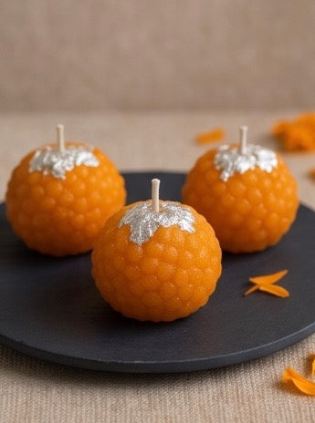 Laddu candle (Pack of 4)