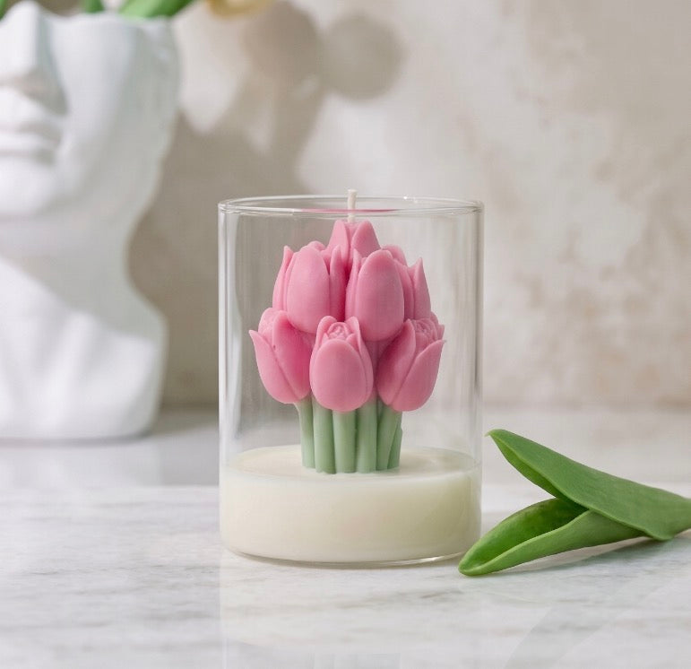 Tulip Bouquet Jar